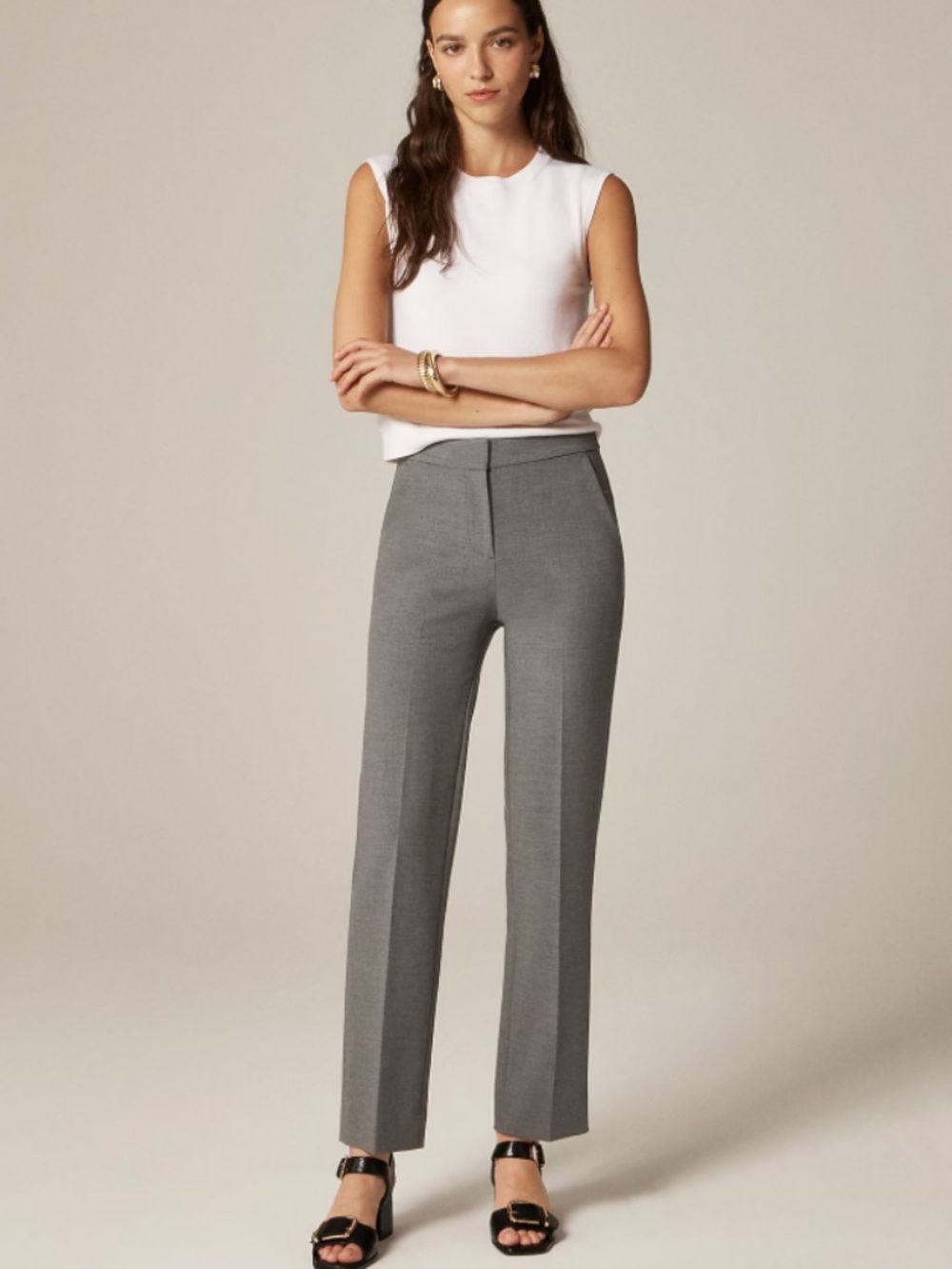 J. Crew Kate Straight-Leg Pant